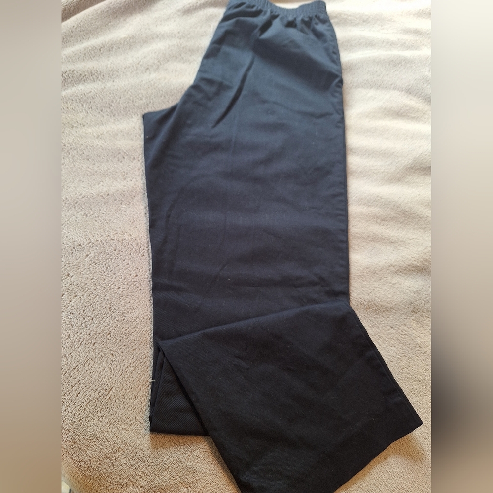NWOT Alfred Dunner Dark Navy Pants 97% Cotton